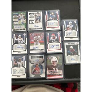 NFL Rookie Autograph Lot 11 Autos Henley Iosivas Sage Pro Set RC